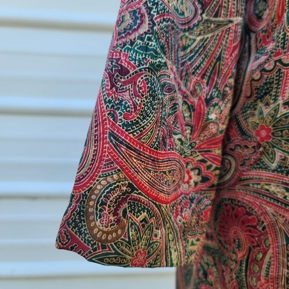 Victoria's Secret Paisley nightgown satin Sleep Shirt Size Small - Picture 11 of 11